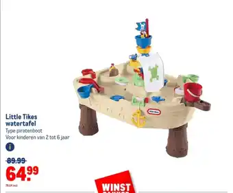 Makro Little Tikes watertafel Type piratenboot aanbieding