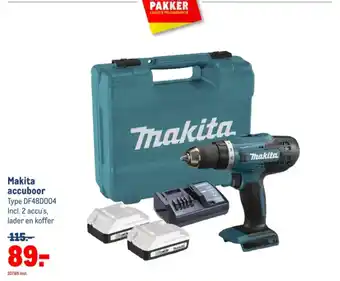 Makro Makita accuboor Type Makita accuboor Type DF48D004 aanbieding