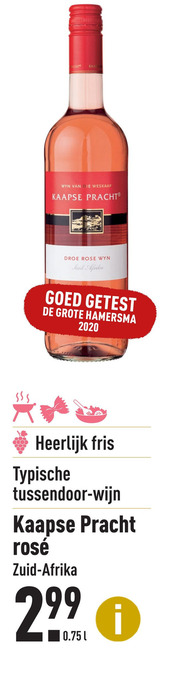 ALDI Kaapse Pracht rosé aanbieding