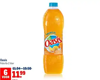 Makro Oasis 6 x 2 liter aanbieding
