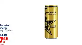 Makro Rockstar energy  12x 250 ml aanbieding