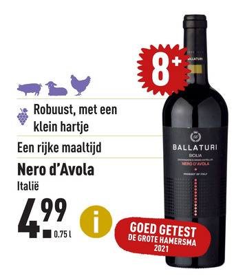 ALDI Nero d'Avola aanbieding