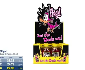 Makro Flügel 40 x 20 ml aanbieding