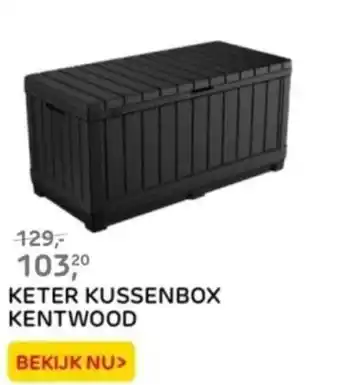 Praxis KETER KUSSENBOX KENTWOOD aanbieding