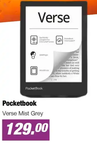 EP Pocketbook Verse Mist Grey aanbieding