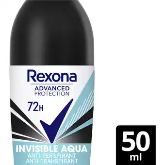 Albert Heijn Rexona Anti-transpirant invisible aqua roller aanbieding