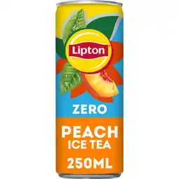 Albert Heijn Lipton Ice tea peach zero sugar 4-pack aanbieding