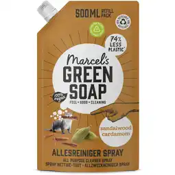 Albert Heijn Marcel's Green Soap Allesreiniger sandelhout navulling aanbieding