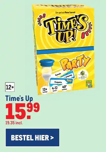 Makro Time's up aanbieding