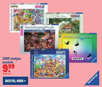 Makro 100 Stukjes puzzels aanbieding