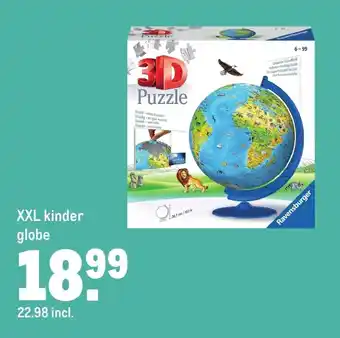 Makro Xxl kinder globe aanbieding