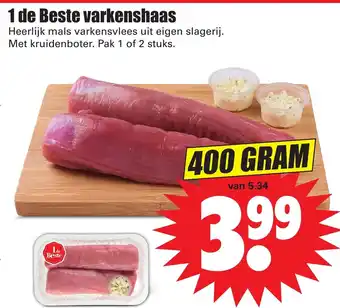 Dirk 1 de Beste varkenshaas 400g aanbieding