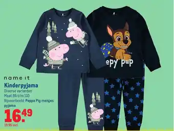 Makro Kinderpyjama aanbieding