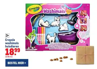 Makro Crayola washimals huisdieren aanbieding