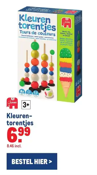 Makro Kleurentorentjes aanbieding