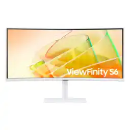 MediaMarkt Samsung Viewfinity S6 Ls34c650tauxen - 34 Inch 3440 X 1440 (ultrawide Quad Hd) Va-paneel In Hoogte Verstelbaar aanbieding