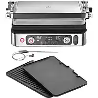 Bol.com Braun 0X17900007 Zwart Roestvrijstaal Roestvrijstaal Rechthoekig Knoppen Draaiknop Rooster + bakplaat 851 cm² aanbieding