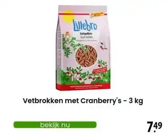 Zooplus Vetbrokken met Cranberry's - 3 kg aanbieding