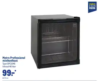 Makro Metro Professional minikoelkast aanbieding