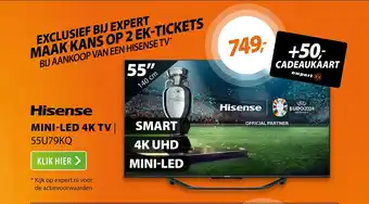 Expert Hisense MINI-LED 4K TV aanbieding