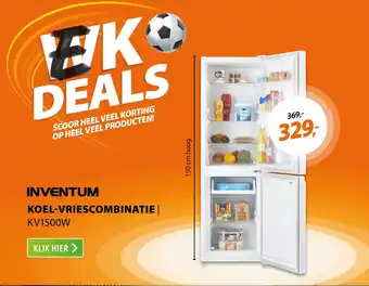 Expert INVENTUM KOEL-VRIESCOMBINATIE aanbieding