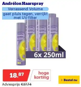 Bol.com Andrélon Haarspray aanbieding