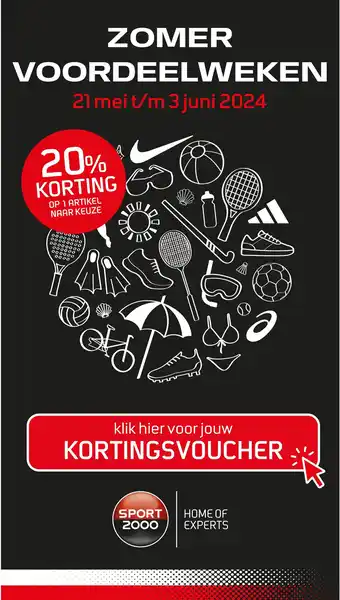 Sport 2000 ZOMER VOORDEELWEKEN 21 mei t/m 3 juni 2024 aanbieding
