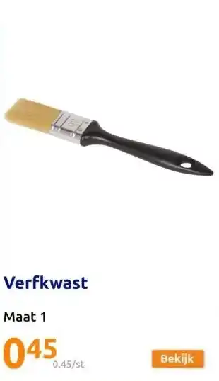 Action Verfkwast aanbieding