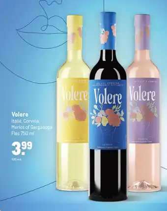 Makro Volere Italië, Corvina, Merlot of Garganega Fles 750 mL aanbieding