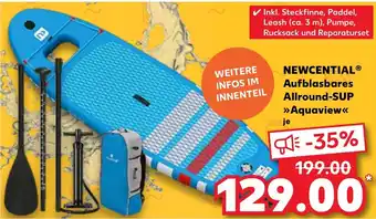 Kaufland DE NEWCENTIAL Aufblasbares Allround-SUP aanbieding