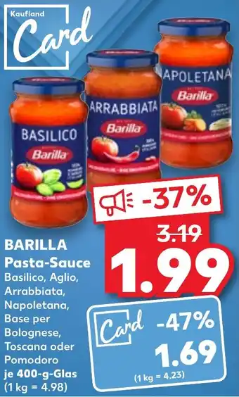 Kaufland DE Barilla Pasta Sauce 400g Glas aanbieding