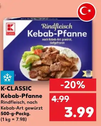 Kaufland DE K-CLASSIC Kebab-Pfanne 500g aanbieding