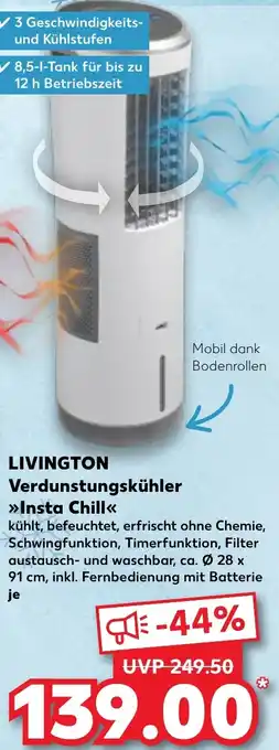 Kaufland DE Livington Verdunstungskühler Insta Chill aanbieding