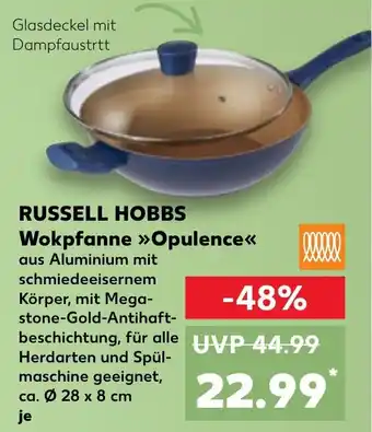 Kaufland DE RUSSELL HOBBS Wokpfanne Opulence ca. Ø 28 x 8 cm aanbieding