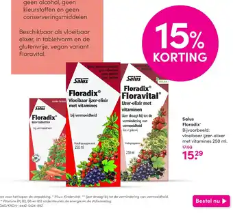 DA Salus Floradix 250ml aanbieding