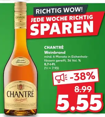 Kaufland DE Chantre Weinbrand aanbieding