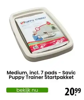 Zooplus Medium, incl. 7 pads - Savic Puppy Trainer Startpakket aanbieding