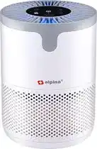 Bol.com alpina Luchtreiniger - HEPA Filter - Ionisator - 230V - 12W - 60 m³/h - Wit aanbieding