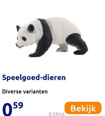 Action Speelgoed-dieren aanbieding