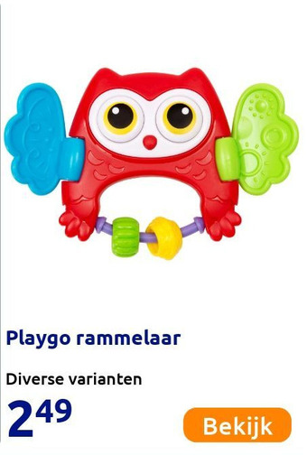 Action Playgo rammelaar aanbieding