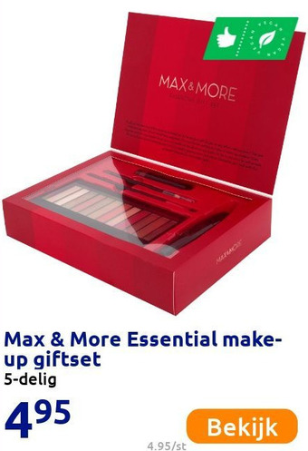 Action Max & More Essential make-up giftset aanbieding
