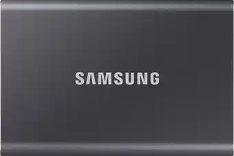 Coolblue Samsung T7 Portable SSD 4TB Grijs aanbieding