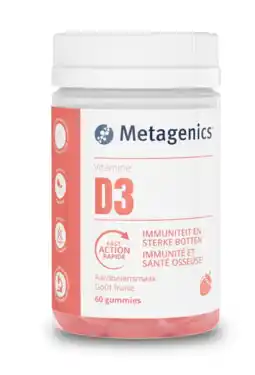 De Online Drogist Metagenics Vitamine D3 Gummies Aardbei aanbieding