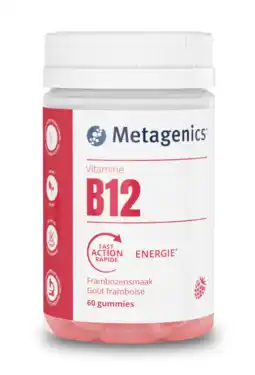 De Online Drogist Metagenics Vitamine B12 Gummies Framboos aanbieding