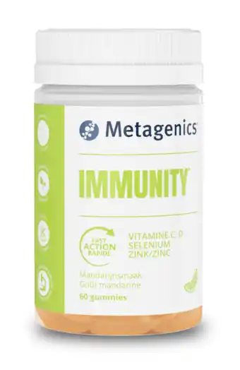 De Online Drogist Metagenics Immunity Gummies Mandarijn aanbieding