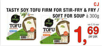 Amazing Oriëntal CJ Tasty Soy Tofu Firm For Stir-Fry & Fry/Soft For Soup aanbieding