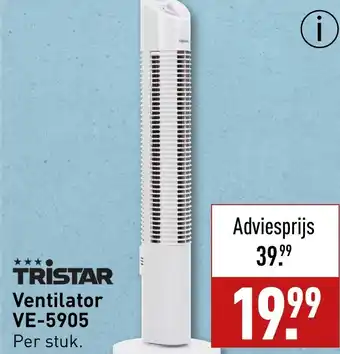 ALDI TRISTAR Ventilator VE-5905 aanbieding