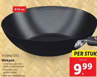 Lidl ERNESTO Wokpan aanbieding