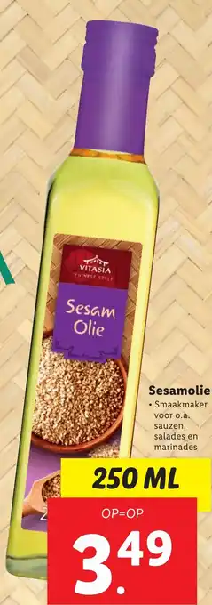 Lidl Sesamolie 250ml aanbieding