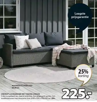 Jysk ONDRUP LOUNGEBANK MET CHAISE LONGUE aanbieding